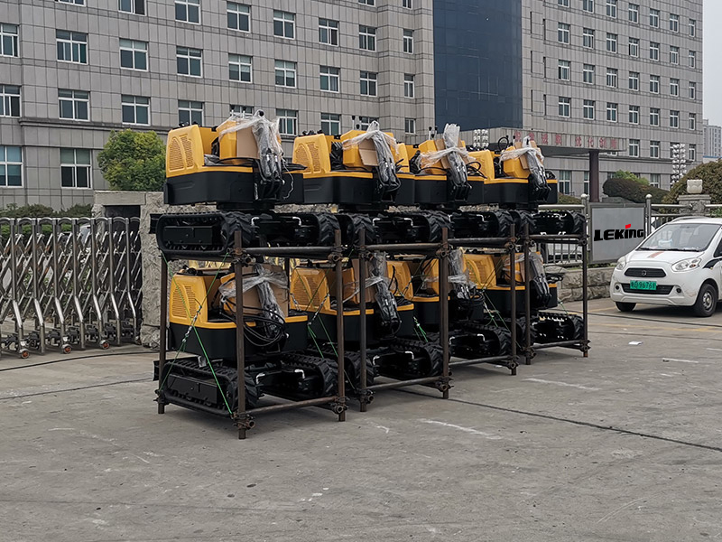 Small excavators exported to Europe Small excavators exported to Europe