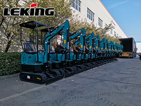 Leking Machinery Exported 15 Mini Excavators To Europe