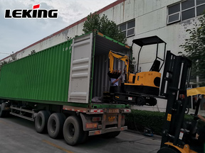LeKing Machinery Exported 15 Mini Excavators To Italy
