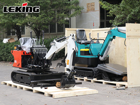 LeKing Machinery Mini Excavator Exported To Uzbekistan