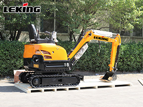 LeKing Machinery KV18 Mini Excavator Exported To Canada