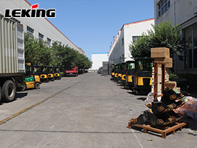 Leking Machinery Mini Excavator Exported To North America