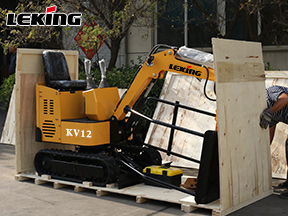 Leking Machinery KV12 Mini Excavator Exported To Asean Region