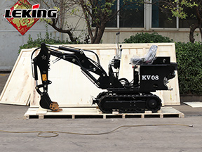 Leking Machinery 1 Set Of KV08 Excavator Exported To The United States