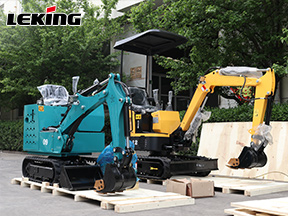 LeKing Machinery KV12 Mini Excavator Exported To Europe