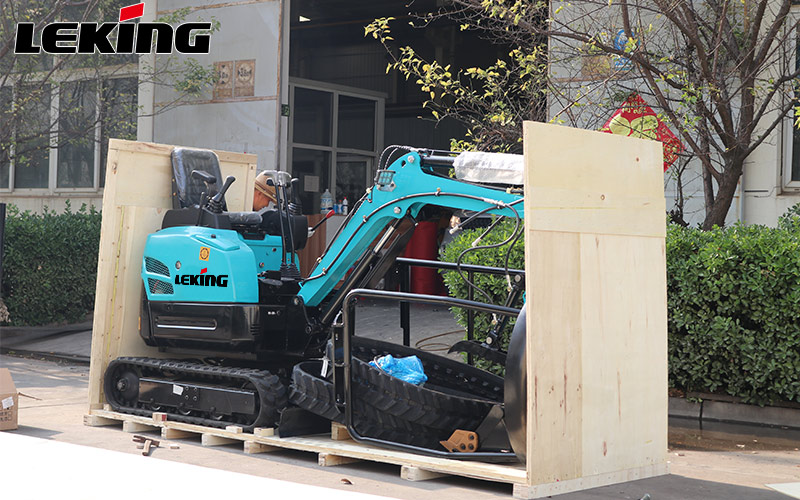 LeKing Machinery sent a batch of electric excavators to Europe LeKing Machinery sent a batch of electric excavators to Europe