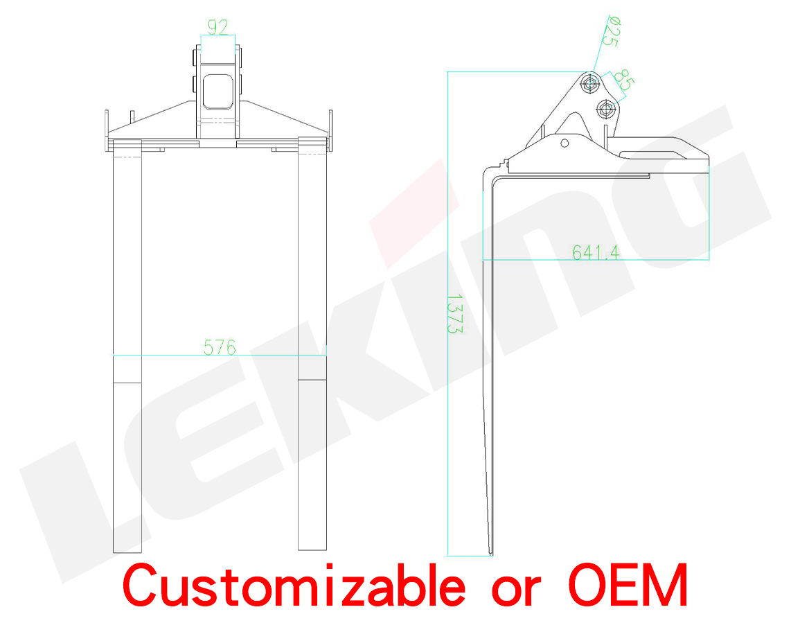 Pallet Forks Size Details