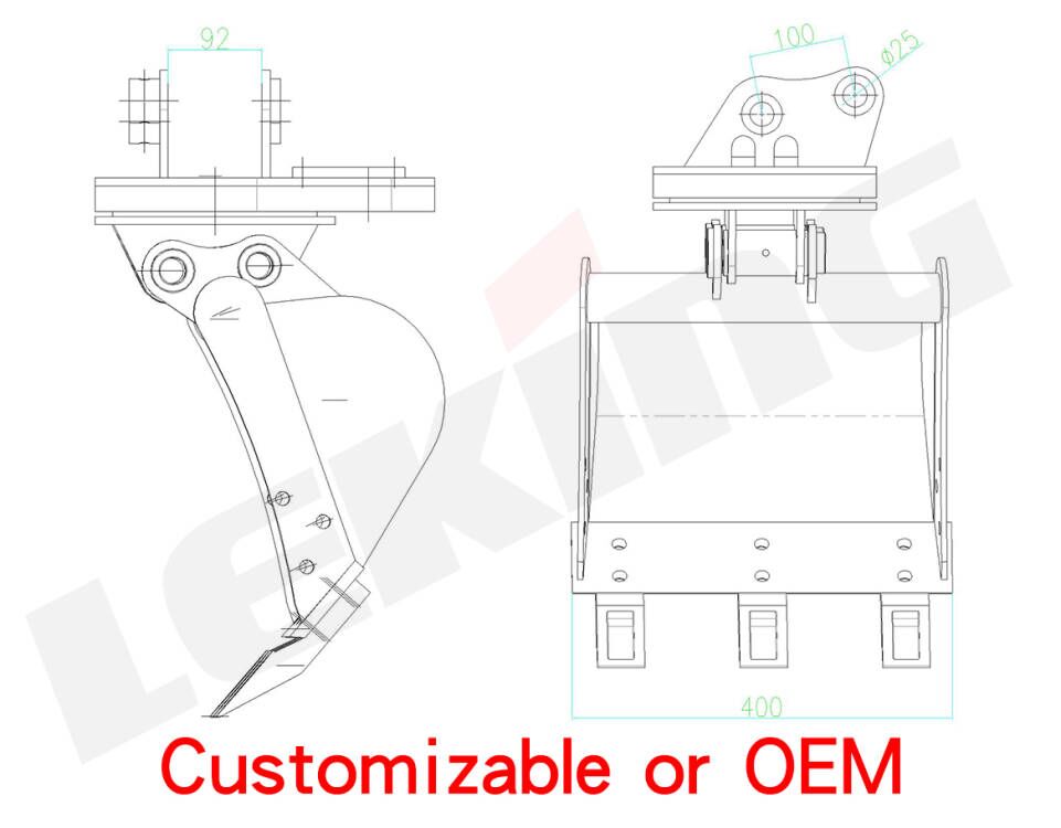 400 Bucket Size Details