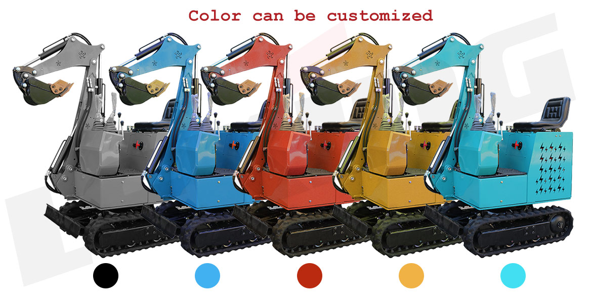 KV09 Mini Excavator Optional color