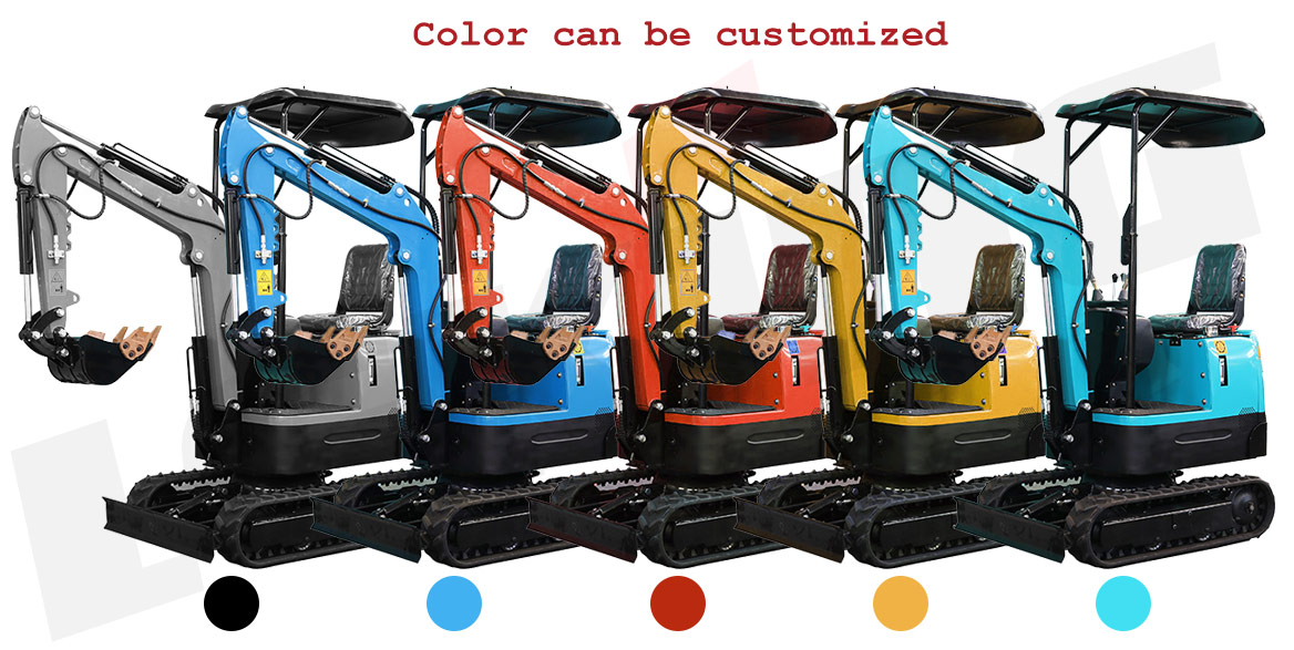 KV12 Mini Excavator Optional Color