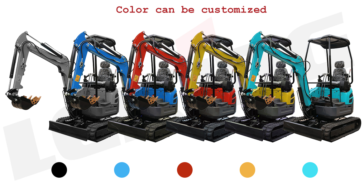 KV18 Mini Excavator Optional Color