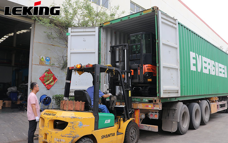KV18 mini excavator export loading KV18 mini excavator export loading