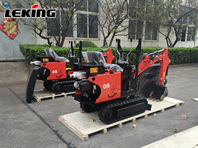 LeKing Machinery exports two mini excavators to the United States