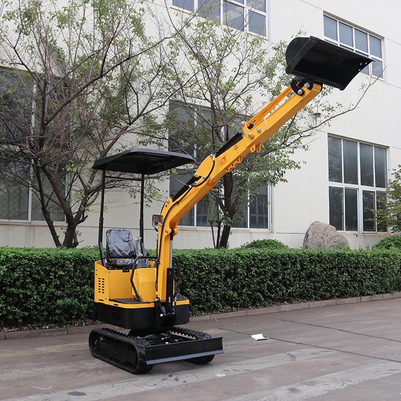 KV10 extended arm mini excavator