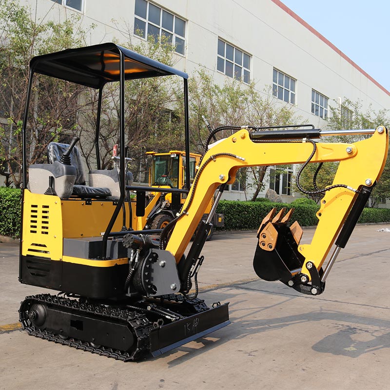 Mini excavator rotary arm customization