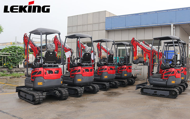 LeKing Machinery mini excavator exported to Germany again