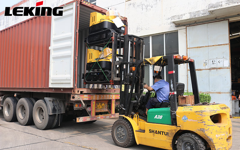 LeKing Machinery sends a batch of electric excavators to Europe LeKing Machinery sends a batch of electric excavators to Europe
