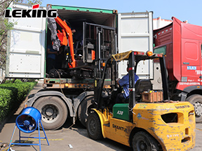 A batch of remote control excavators from LeKing Machinery are exported to Germany