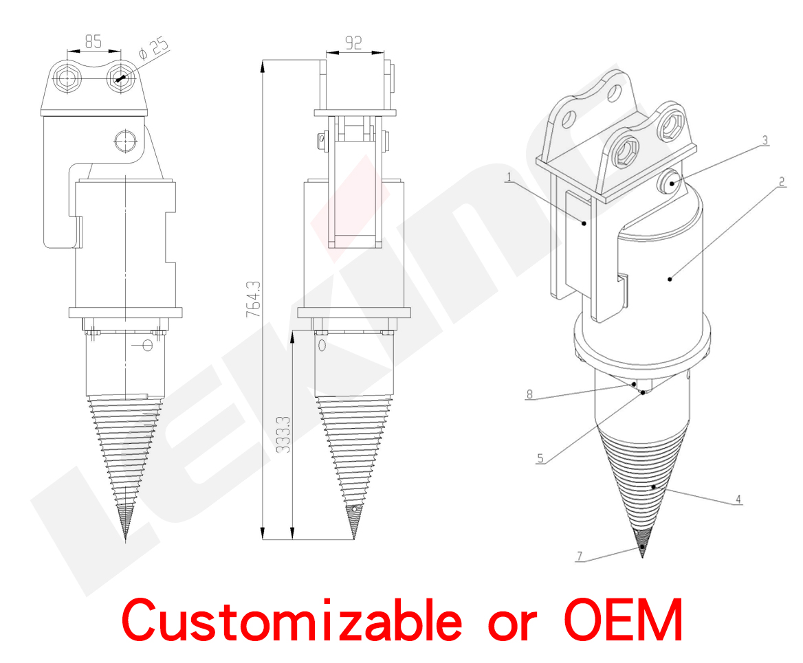  Cone Log Splitter Size