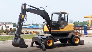 KV30 Mini Wheel Excavator