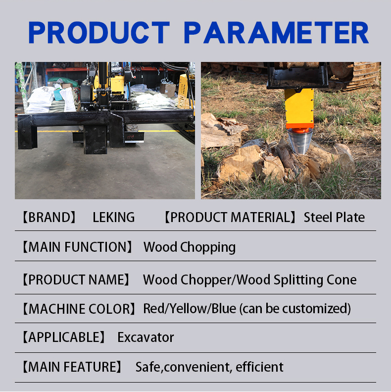 Excavator Chopping Wood Machine