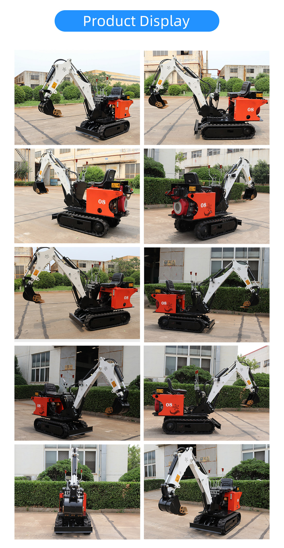 KV08 Mini Excavator