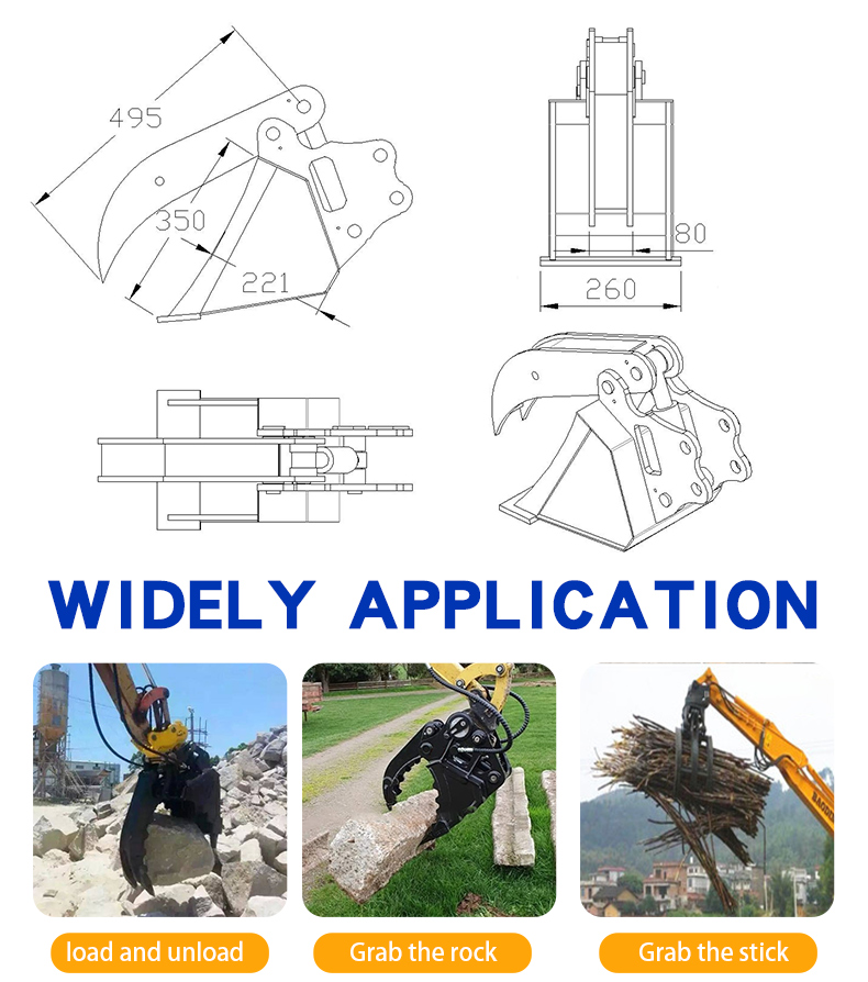 Hydraulic Thumb Bucket