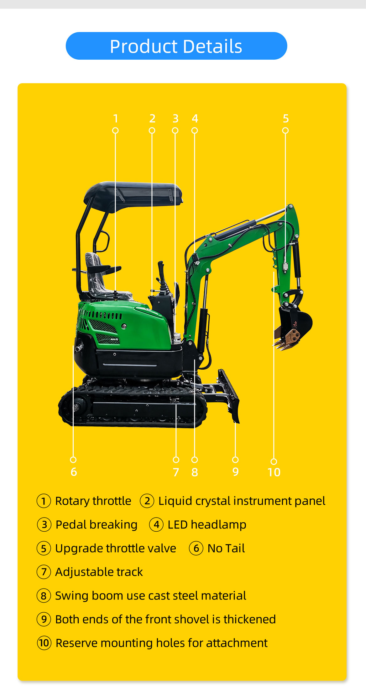 KV13 Mini Excavator