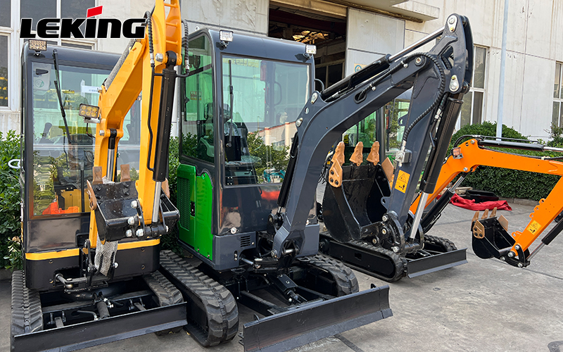 LeKing excavators are popular overseas - exported to Australia