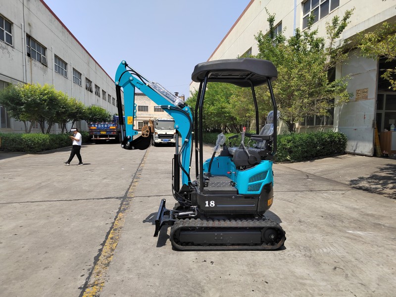 How is the mini excavator maintained?