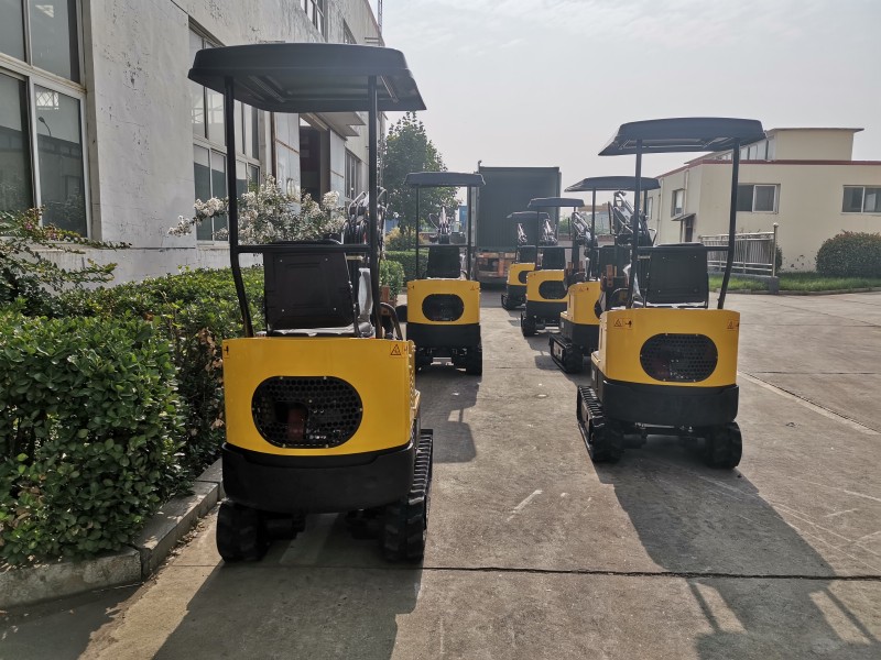 What is the weight capacity of a mini excavator?
