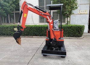 How tall is a small excavator?