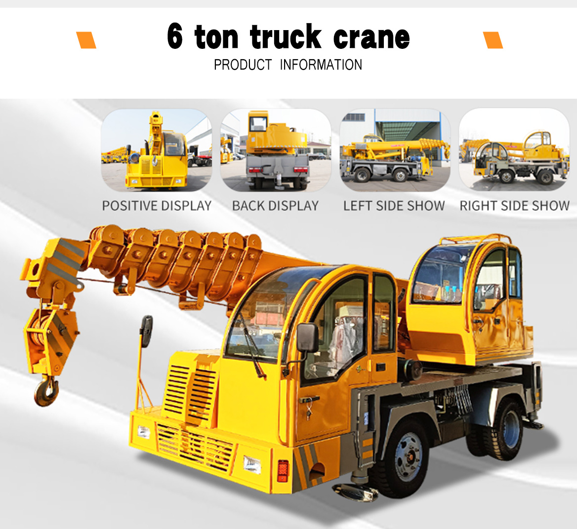 6 ton truck crane
