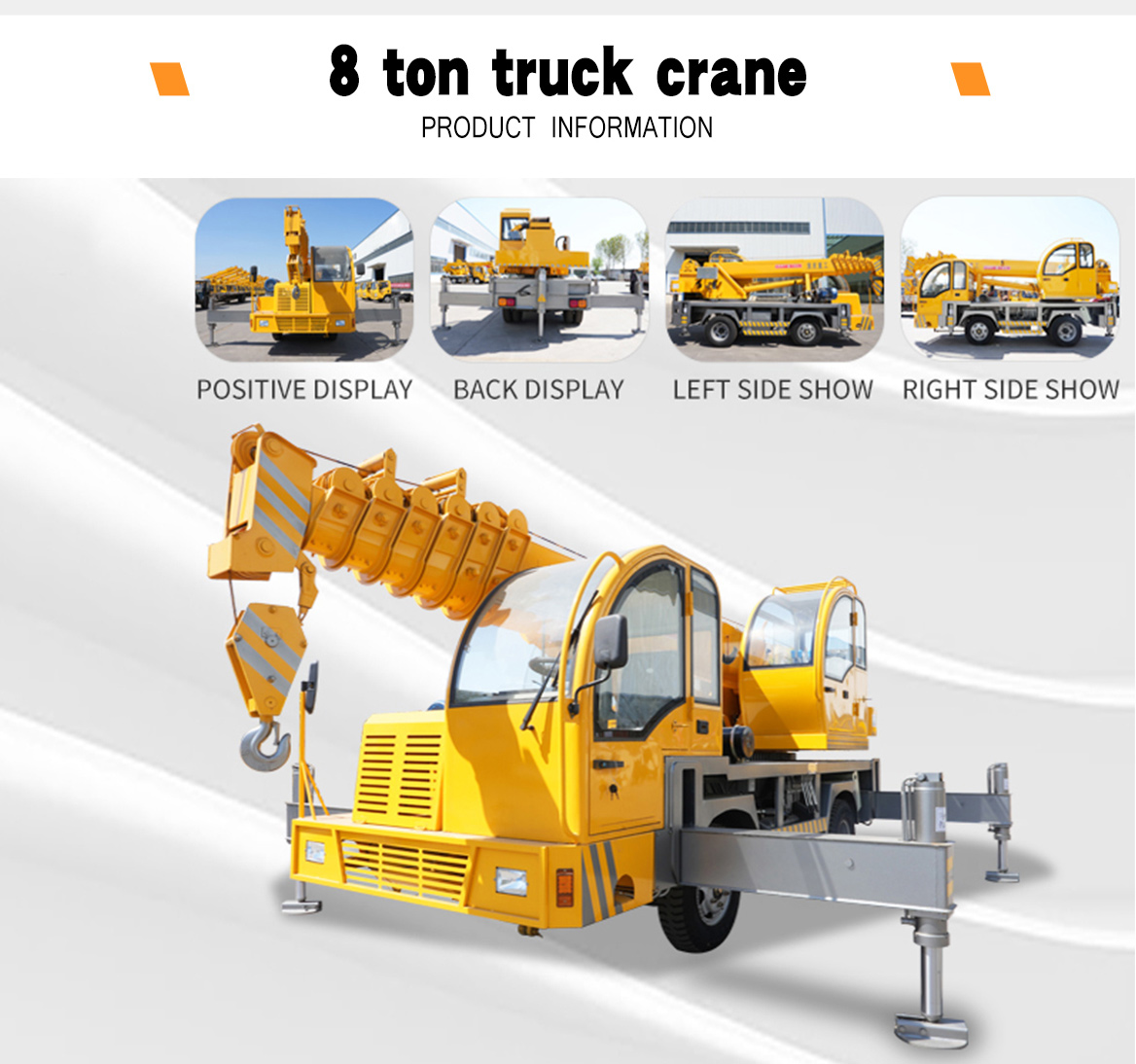 8 ton truck crane