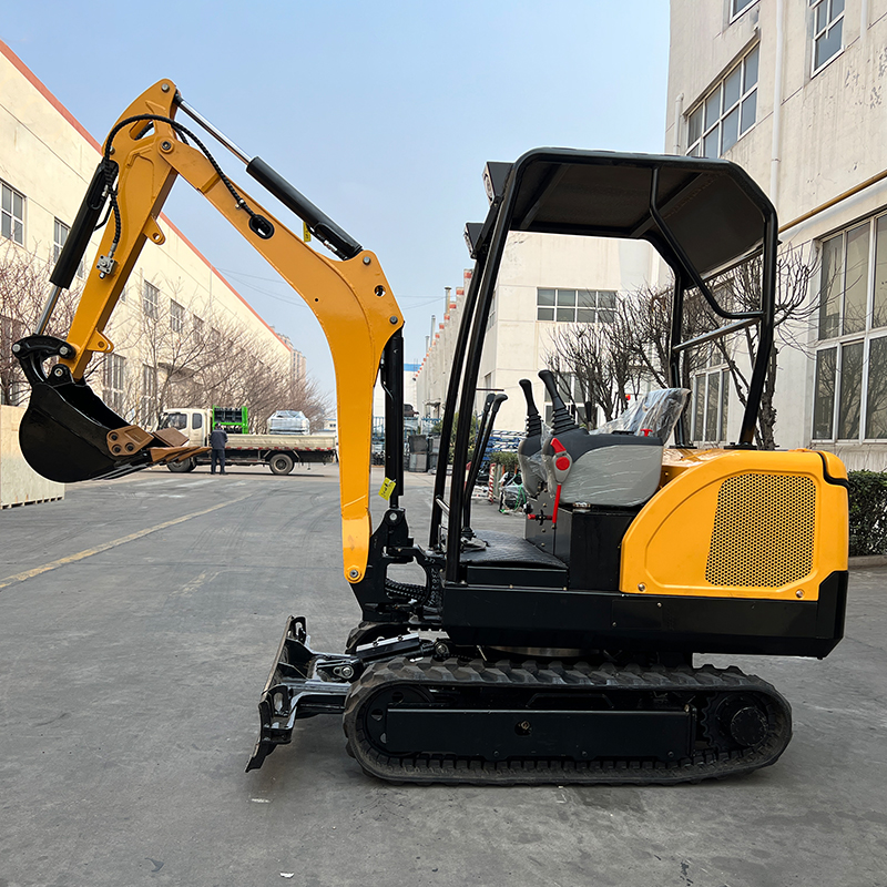 How steep can a mini excavator climb?