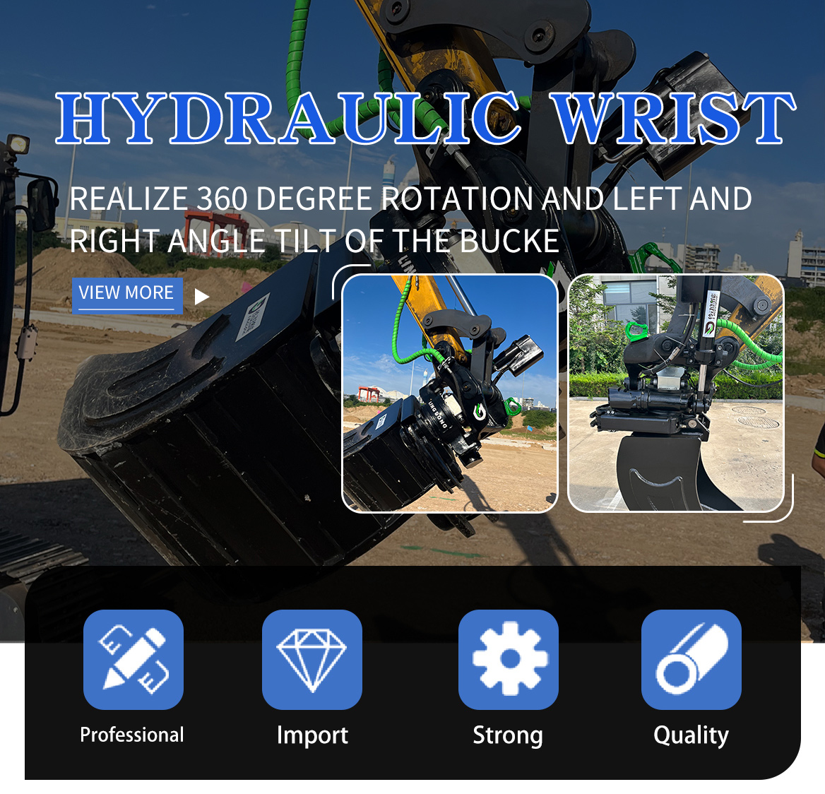 Hydraulic wrist