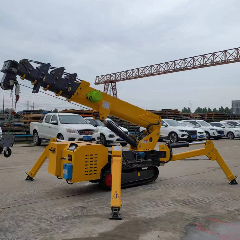 8 tons spider crane