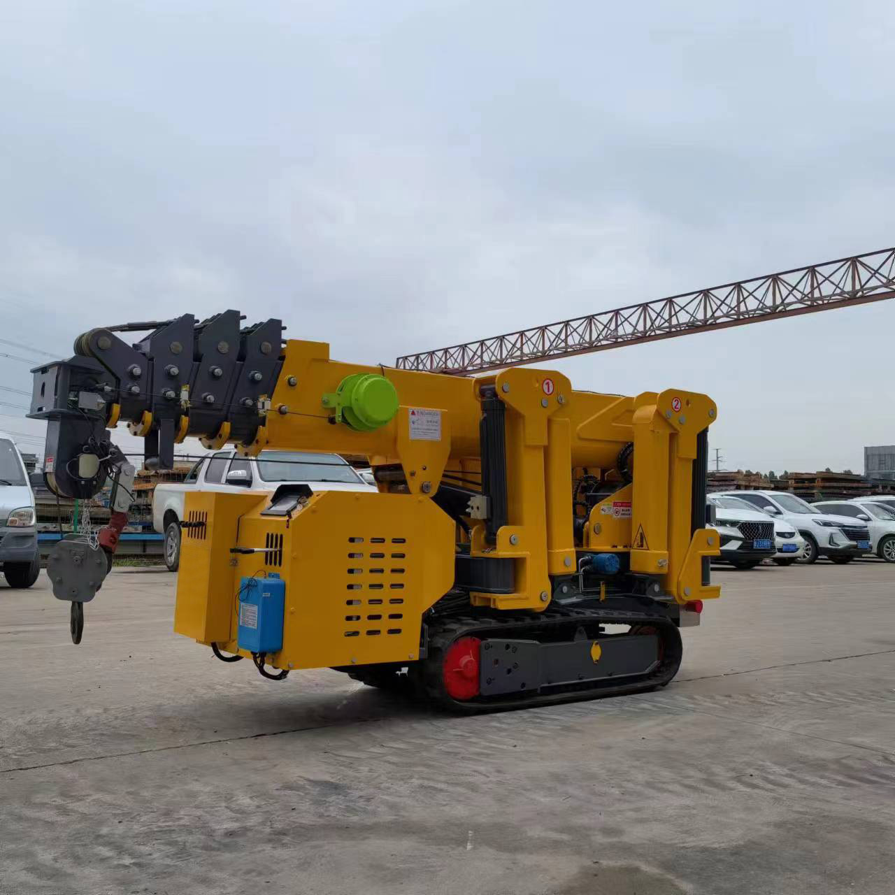 8 tons spider crane