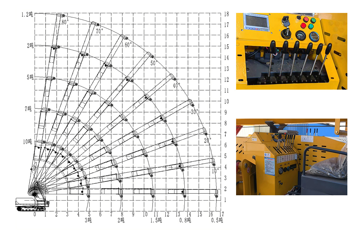 5 tons spider crane