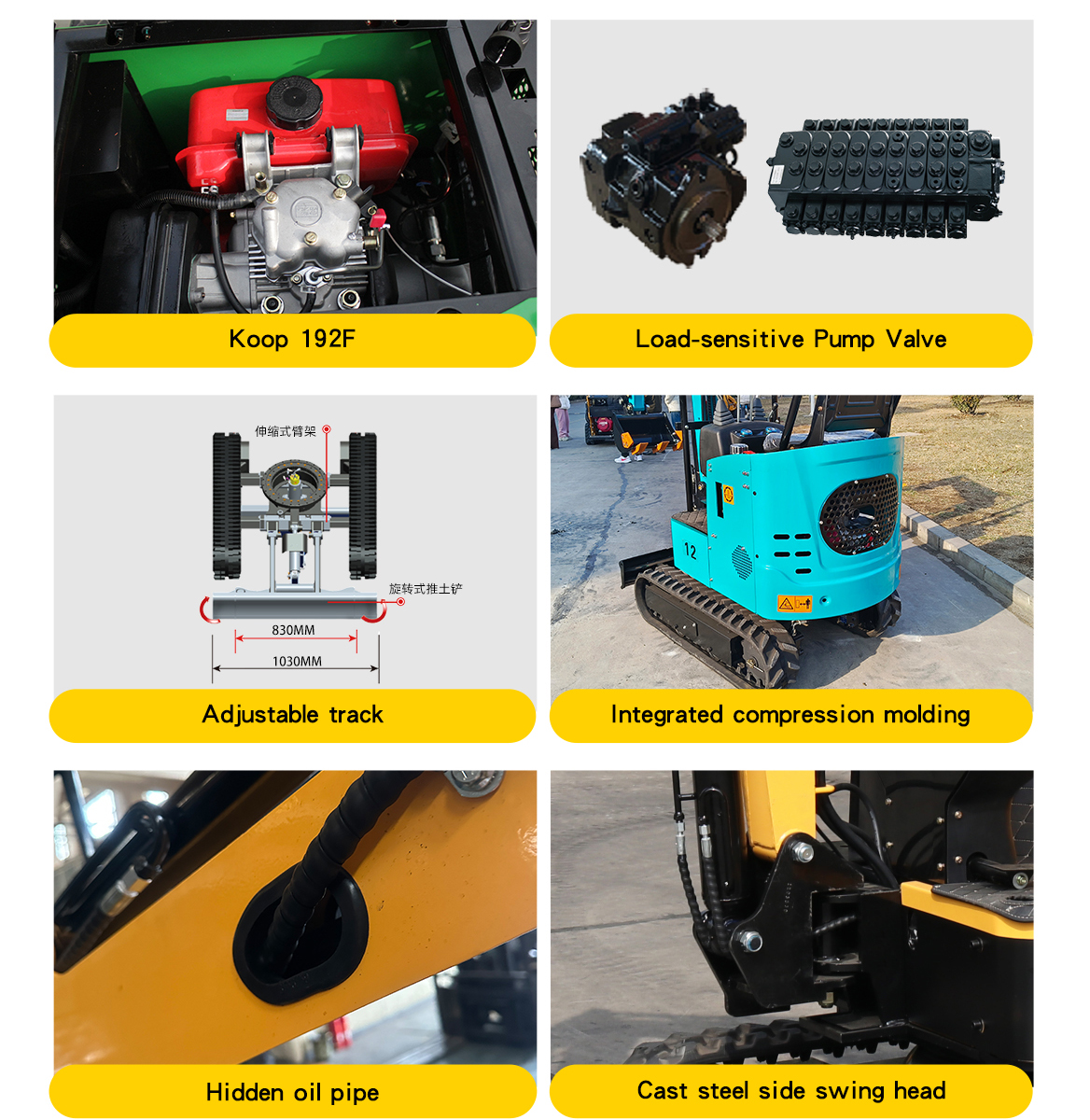 Mini excavator-KV12A Mini excavator-KV12A