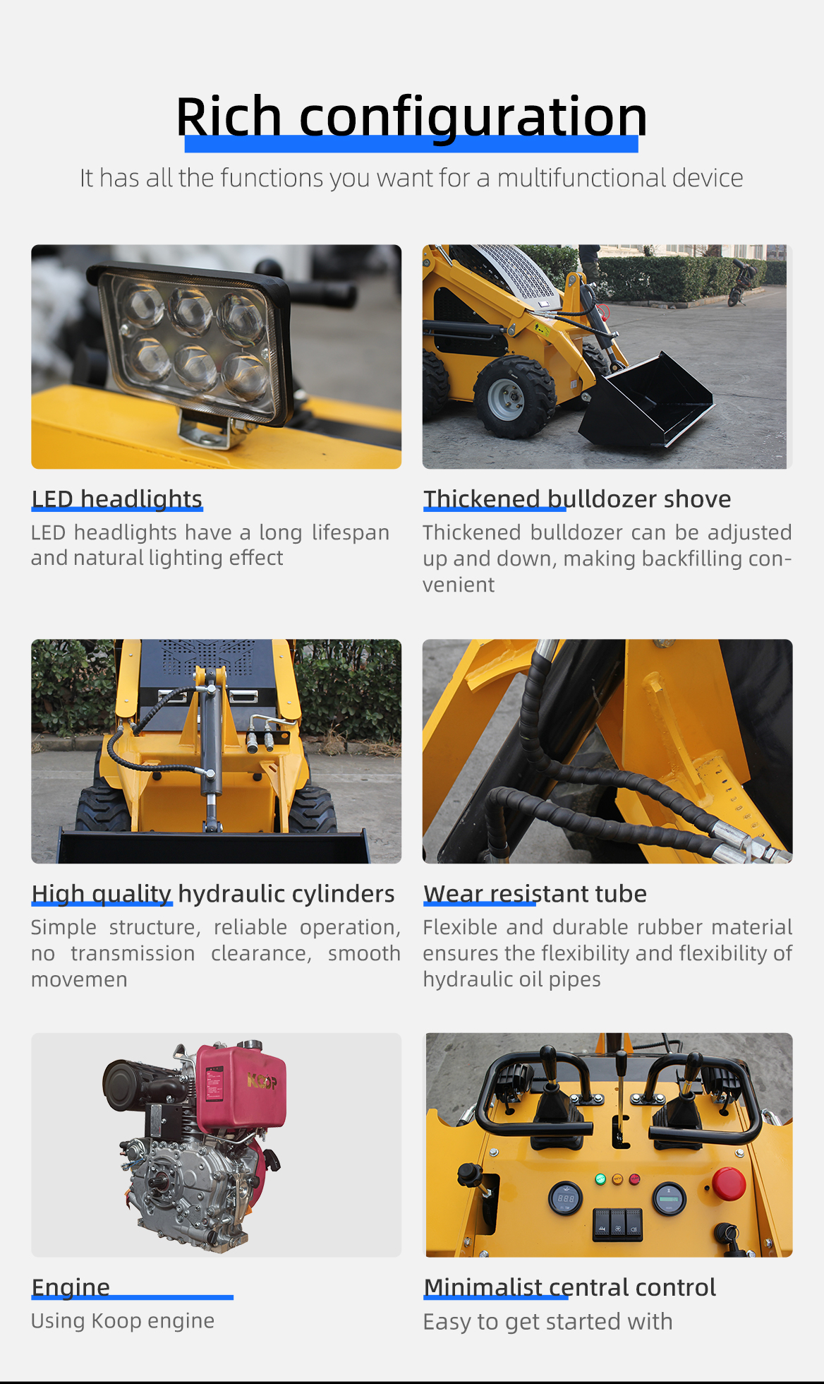 Wheeled sliding loader