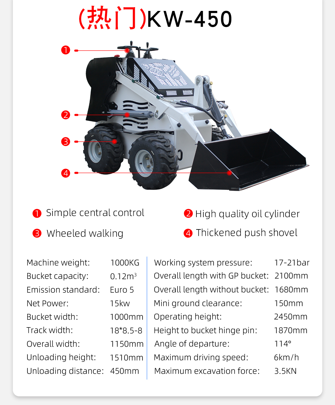 Wheeled sliding loader