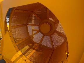 What material is the screening bucket made of?