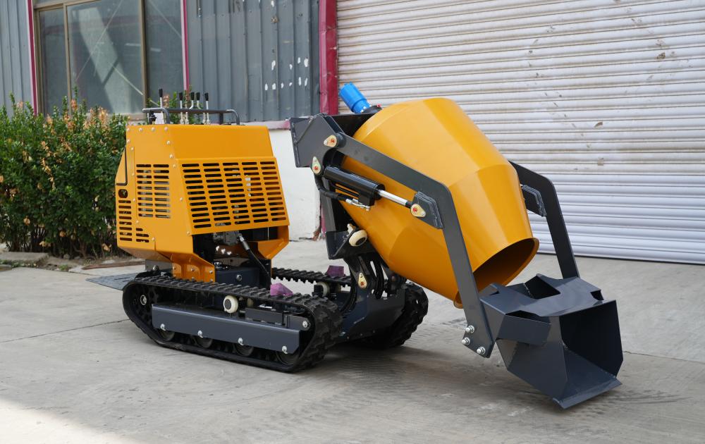 Crawler concrete mixer Crawler concrete mixer