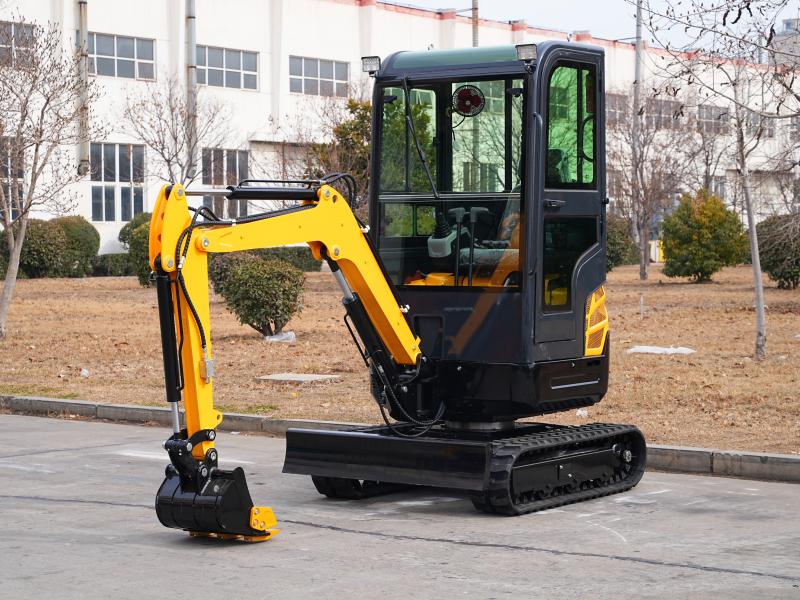 Application of Boom Side Swing in Small Excavators